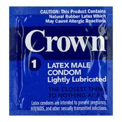 Crown Lubricated Condom (case of 1008)