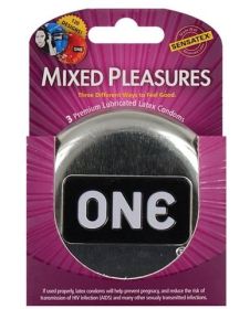 One next generation mixed pleasures condoms - box of 3